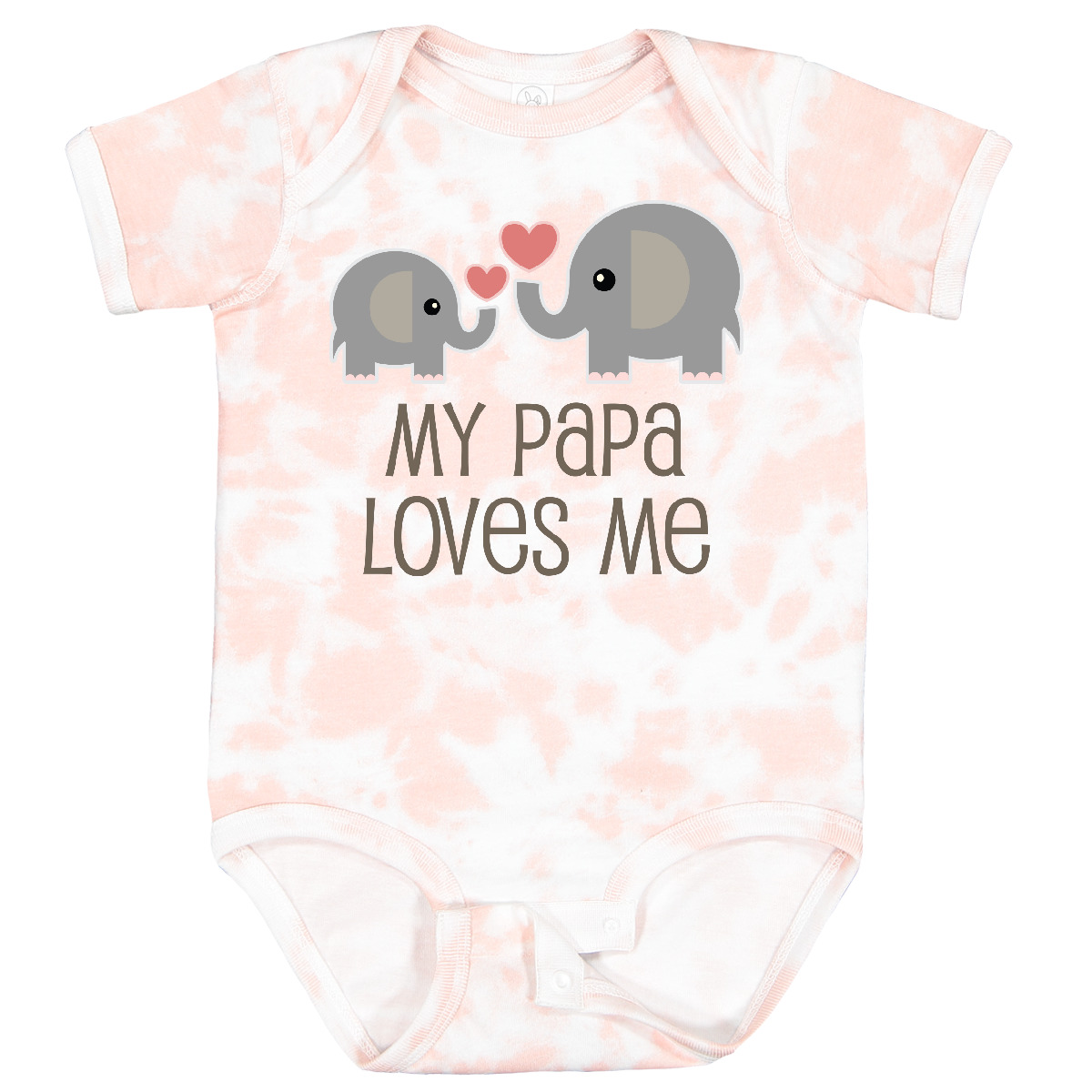 Inktastic My Papa Loves Me Grandchild Baby Bodysuit From Grandpa Elephant Childs - Picture 17 of 21