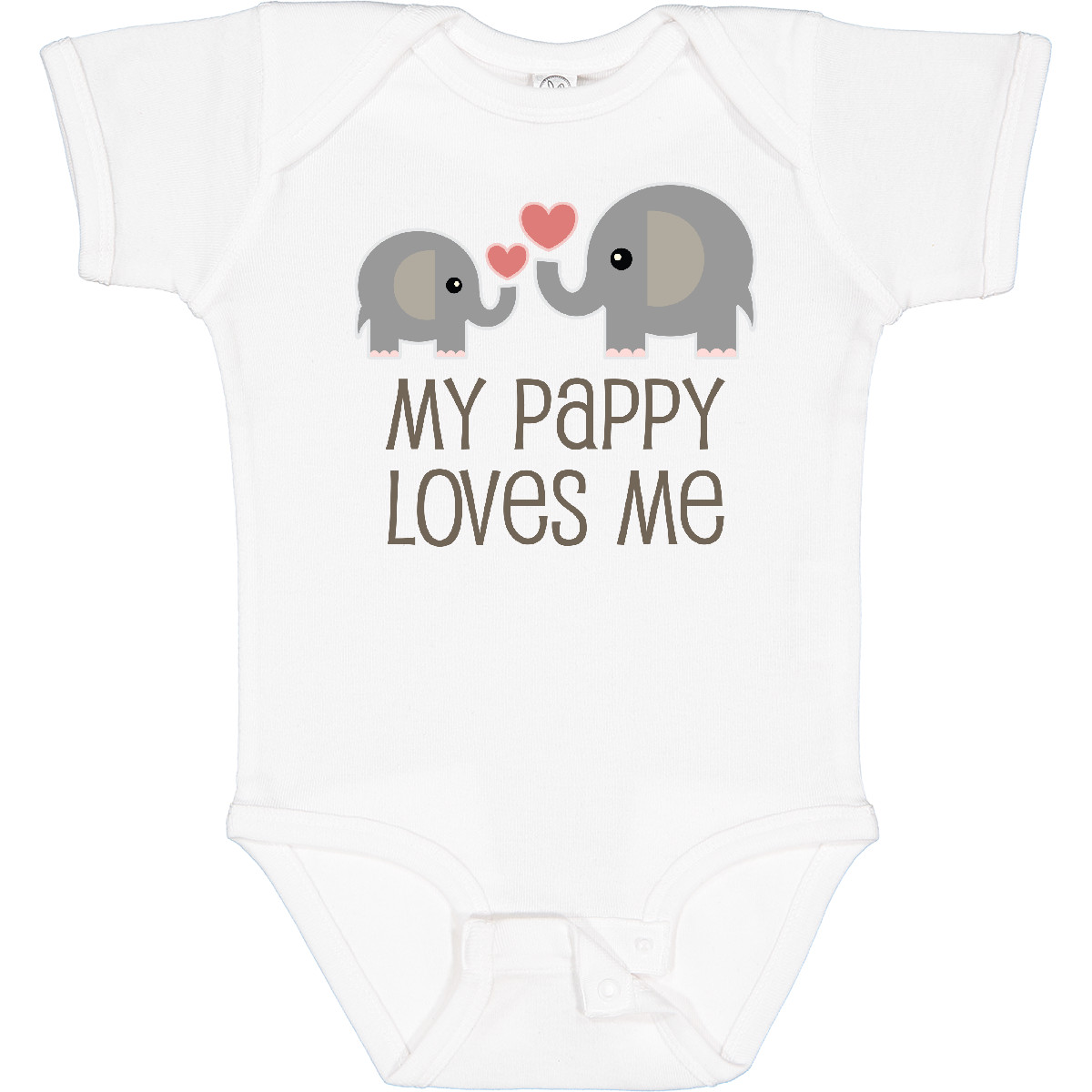 Inktastic My Pappy Grandpa Loves Me Baby Bodysuit From Grandchild Boys Girls Hws - Picture 7 of 8