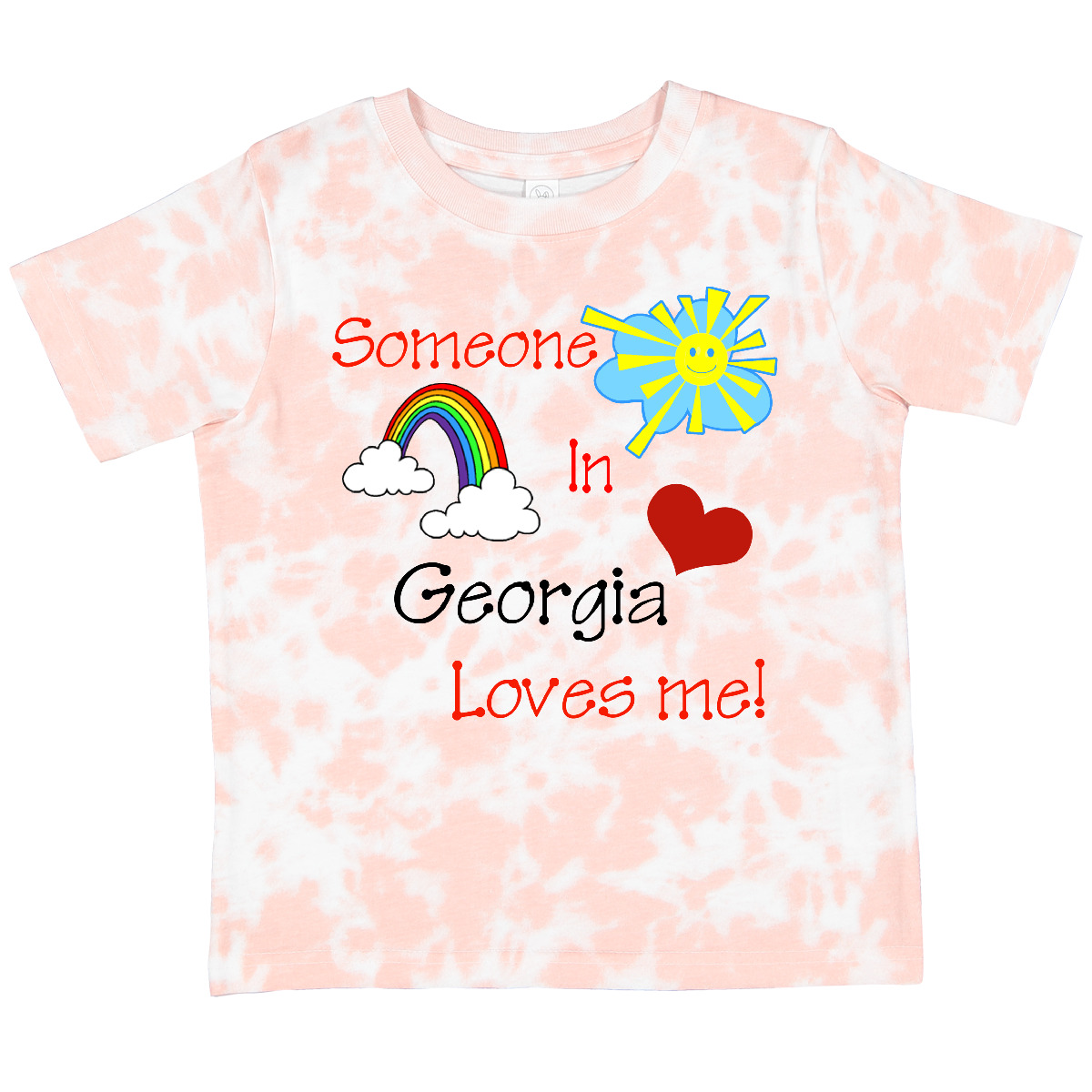 Inktastic Someone In Georgia Loves Me! Toddler T-Shirt Love State Gift Child Kid - Picture 7 of 8