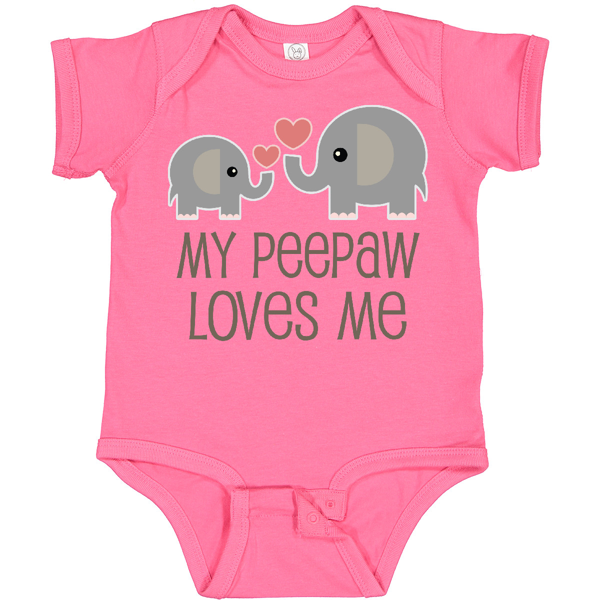 Inktastic My Peepaw Loves Me Grandchild Baby Bodysuit From Boys Girls Grandson - Picture 3 of 7