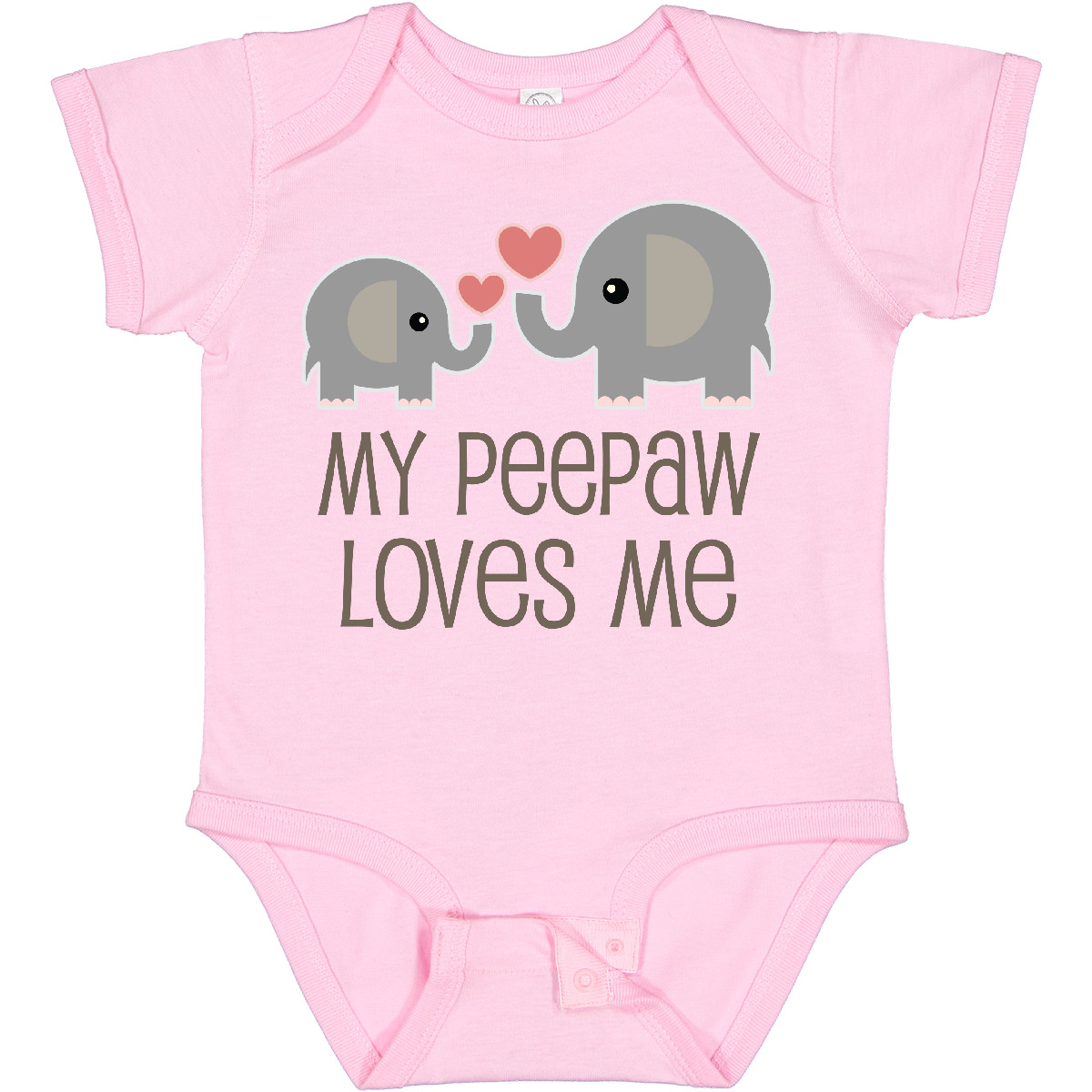 Inktastic My Peepaw Loves Me Grandchild Baby Bodysuit From Boys Girls Grandson - Picture 6 of 7
