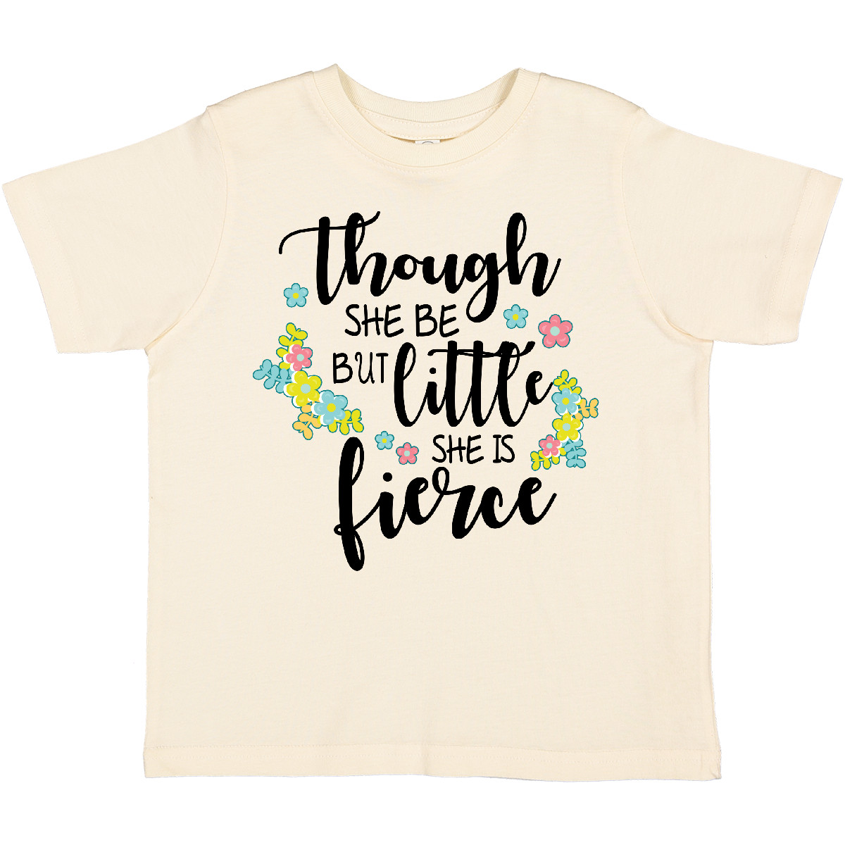 Inktastic Though She Be But Little She Is Fierce Shakespeare Toddler T-Shirt Kid - Picture 8 of 11