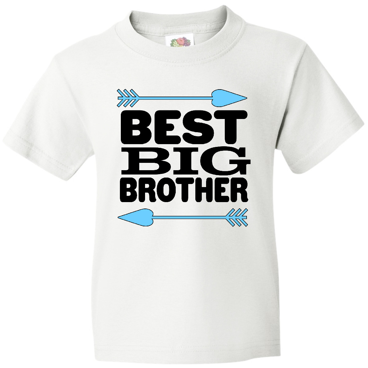 Inktastic Best Big Brother Youth T-Shirt Children Sibling New Expecting Little - Picture 2 of 2