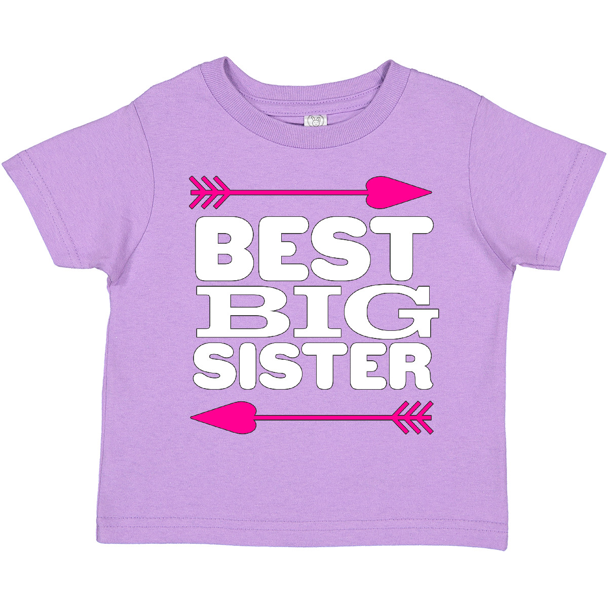 Inktastic Best Big Sister Toddler T-Shirt Children Sibling New Expecting Little - Picture 4 of 7