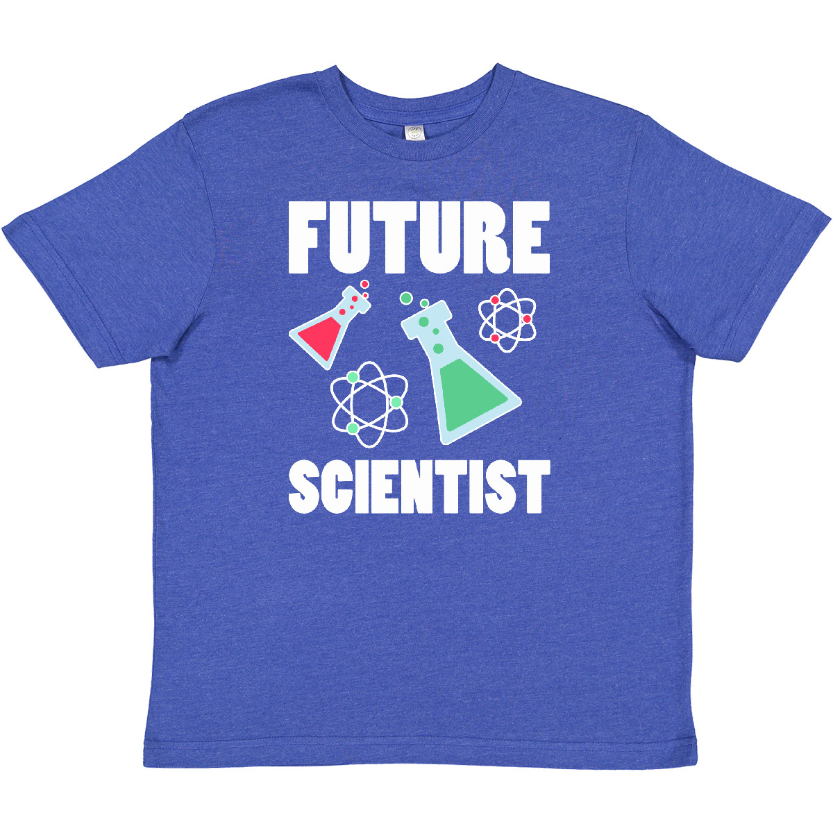 Inktastic Future Scientist Youth T-Shirt Science Beeker Atoms Chemistry Tee Kids - Picture 6 of 6