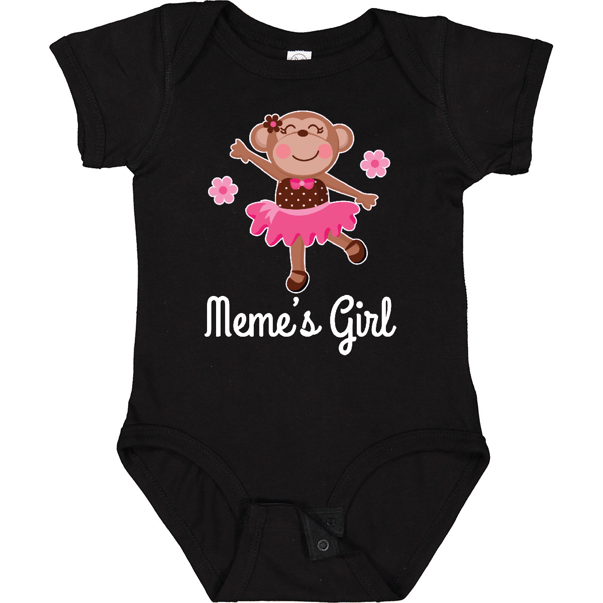 Inktastic Meme Girl Ballerina Monkey Baby Bodysuit Memes Grandma From Grandchild - Picture 2 of 7