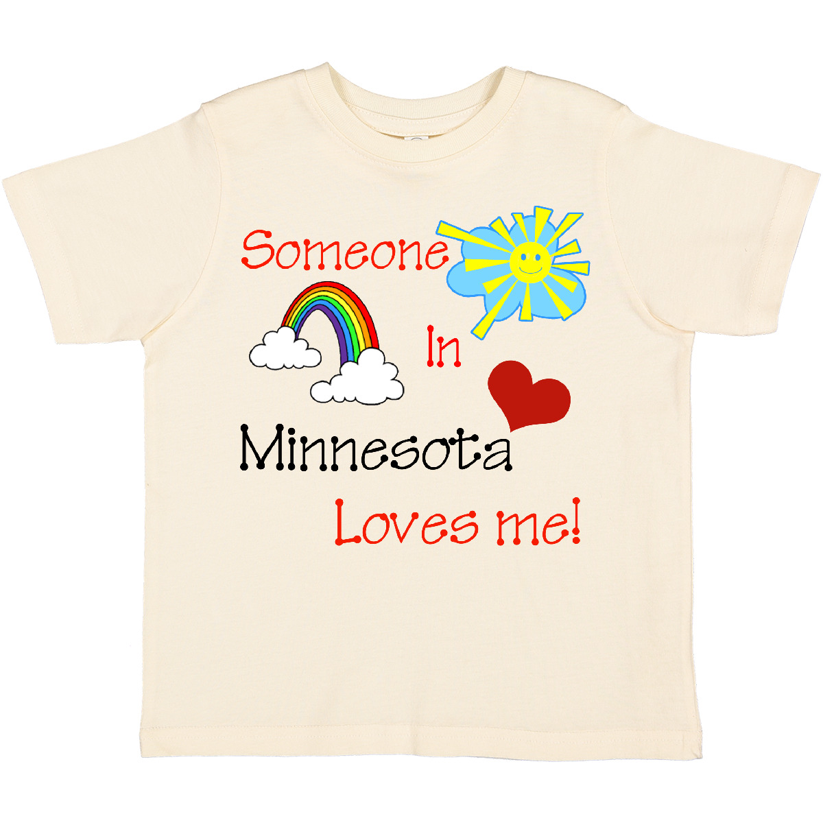 Inktastic Someone In Minnesota Loves Me! Toddler T-Shirt State Love Child Kid - Picture 8 of 11