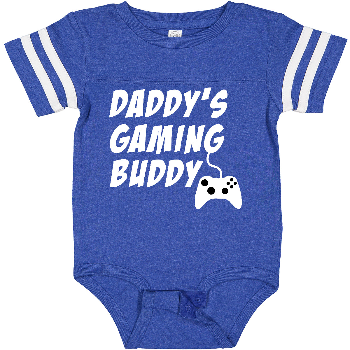 Inktastic Daddy's Gaming Buddy With Controller Baby Bodysuit Pop Culture Gamer