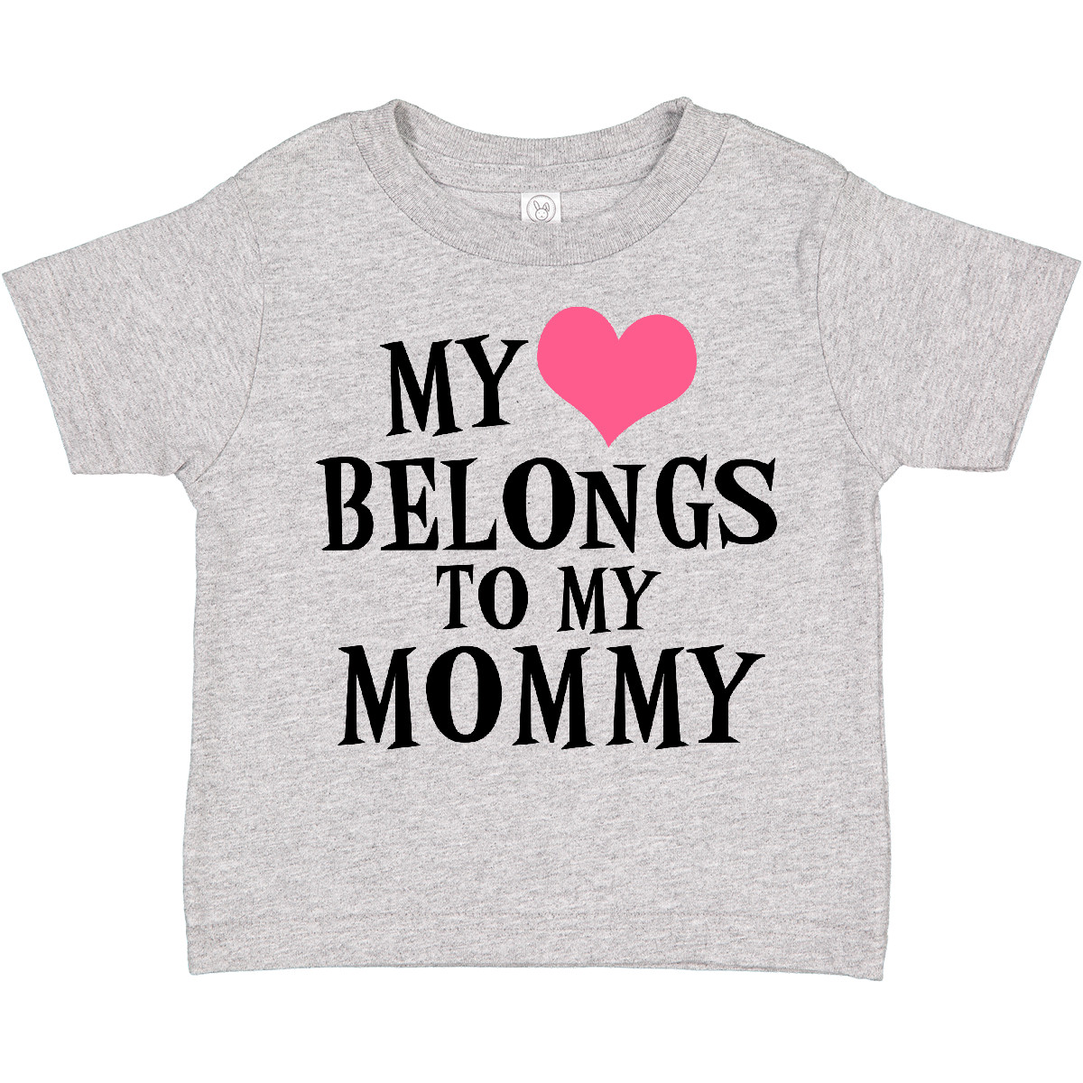 Inktastic My Heart Belongs To My Mommy Toddler T-Shirt Mothers Day Kids Happy - Bild 3 von 7