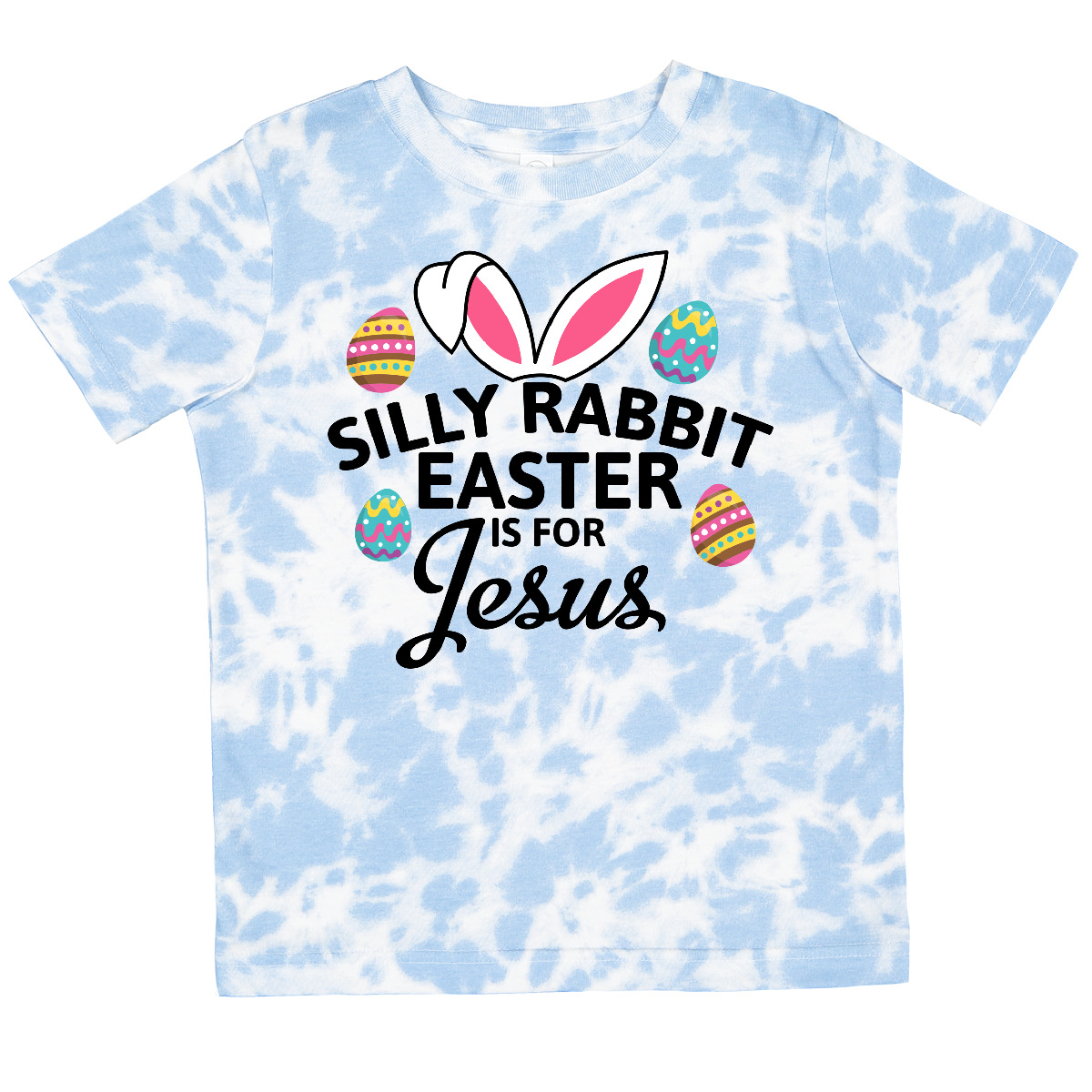 Inktastic Silly Rabbit Easter Is For Jesus With Bunny Head And Toddler T-Shirt - Picture 17 of 22
