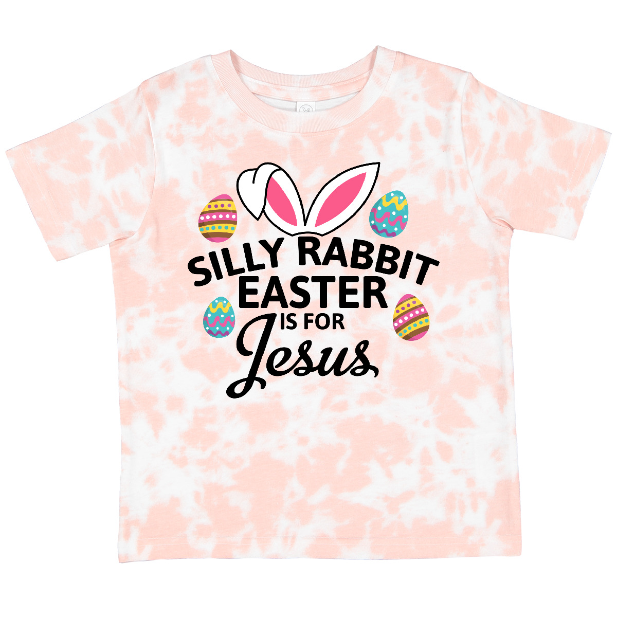Inktastic Silly Rabbit Easter Is For Jesus With Bunny Head And Toddler T-Shirt - Picture 19 of 22