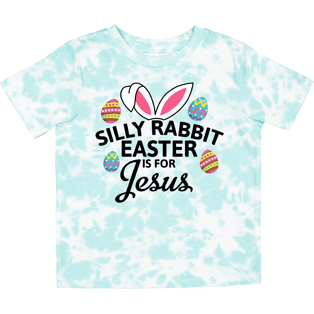 Inktastic Silly Rabbit Easter Is For Jesus With Bunny Head And Toddler T-Shirt - Picture 18 of 22