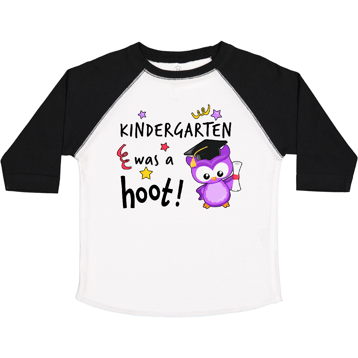 Inktastic Kindergarten Was A Hoot! Cute Graduation Owl Toddler T-Shirt Kids Cap - Picture 3 of 11