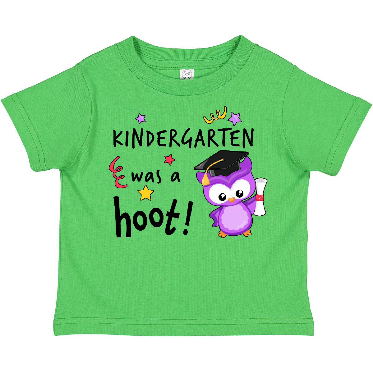 Inktastic Kindergarten Was A Hoot! Cute Graduation Owl Toddler T-Shirt Kids Cap - Picture 2 of 11