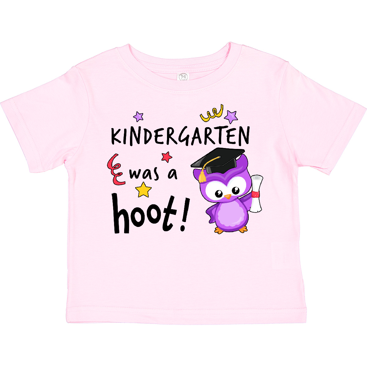 Inktastic Kindergarten Was A Hoot! Cute Graduation Owl Toddler T-Shirt Kids Cap - Picture 10 of 11