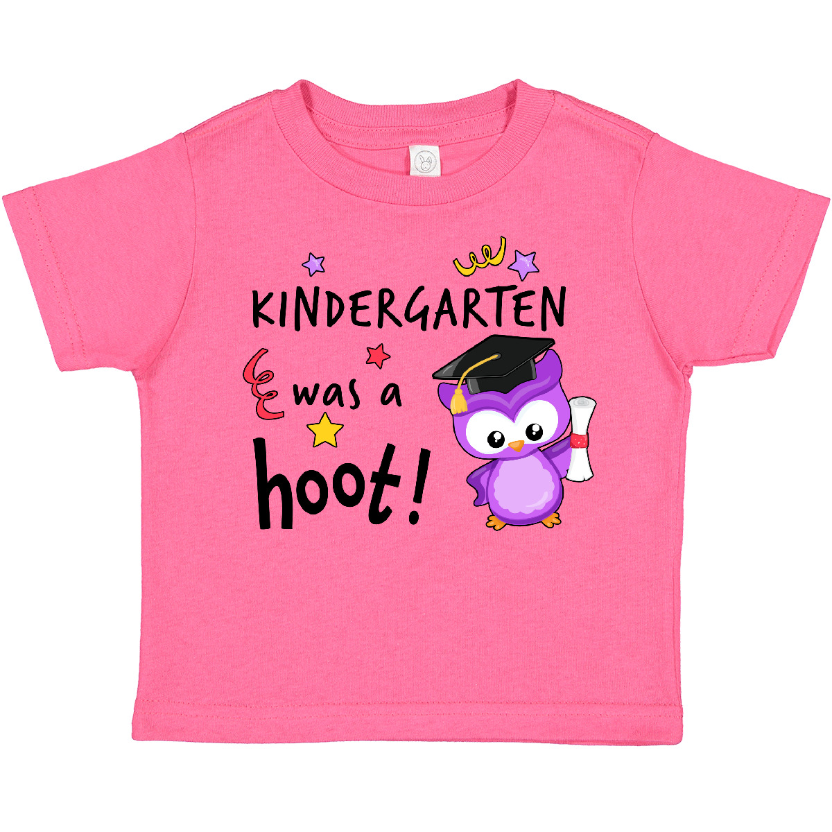 Inktastic Kindergarten Was A Hoot! Cute Graduation Owl Toddler T-Shirt Kids Cap - Picture 7 of 11
