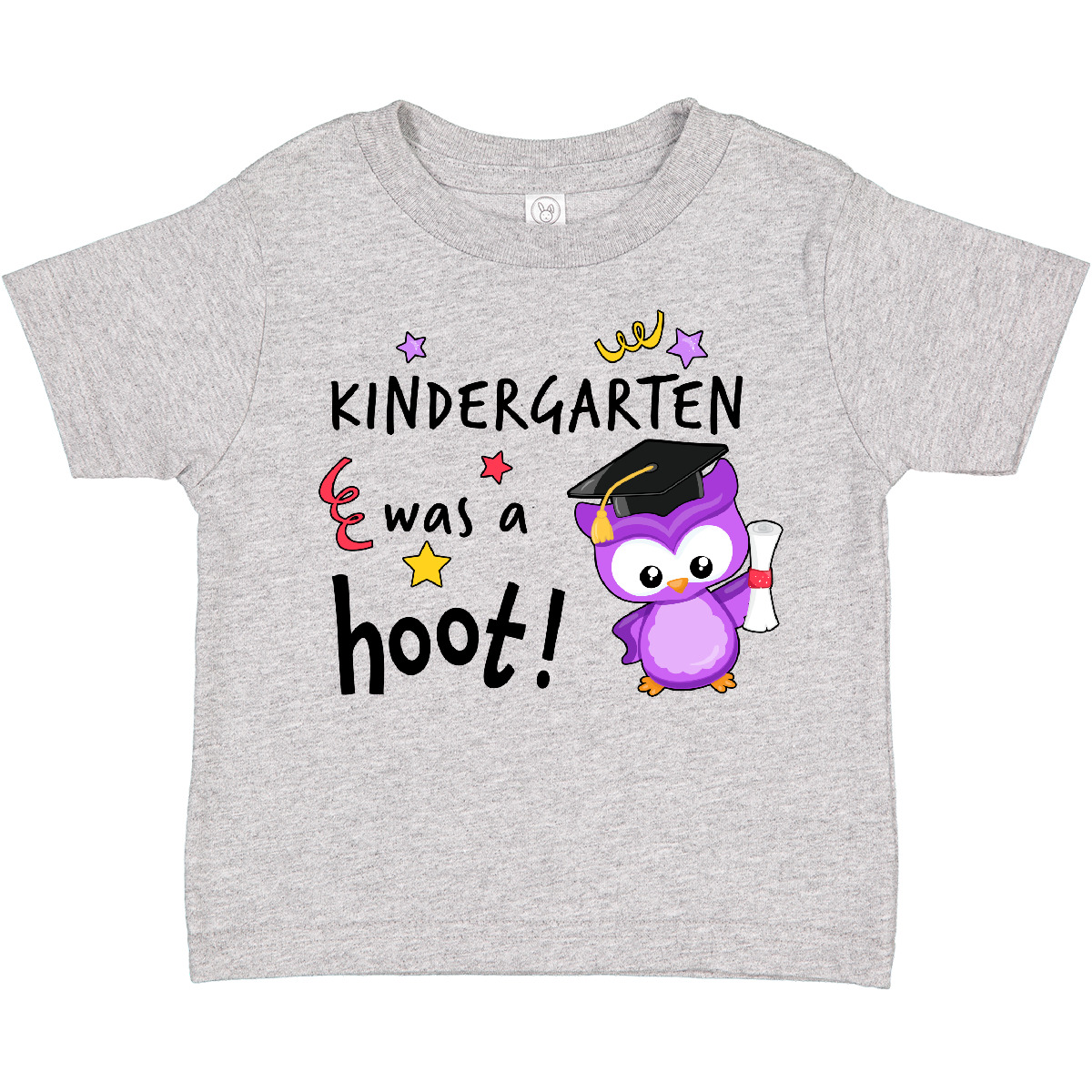 Inktastic Kindergarten Was A Hoot! Cute Graduation Owl Toddler T-Shirt Kids Cap - Picture 5 of 11