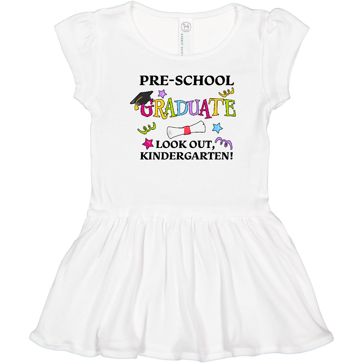 Inktastic Pre-School Graduate Look Out, Kindergarten! Toddler Dress Graduation - Picture 5 of 7