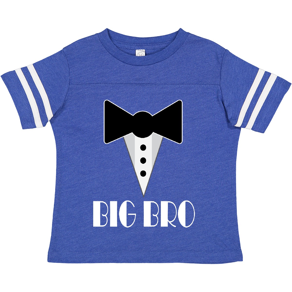 Inktastic Big Bro Cute Brother Mock Tuxedo Tux Toddler T-Shirt Boys Announcement - Picture 3 of 6