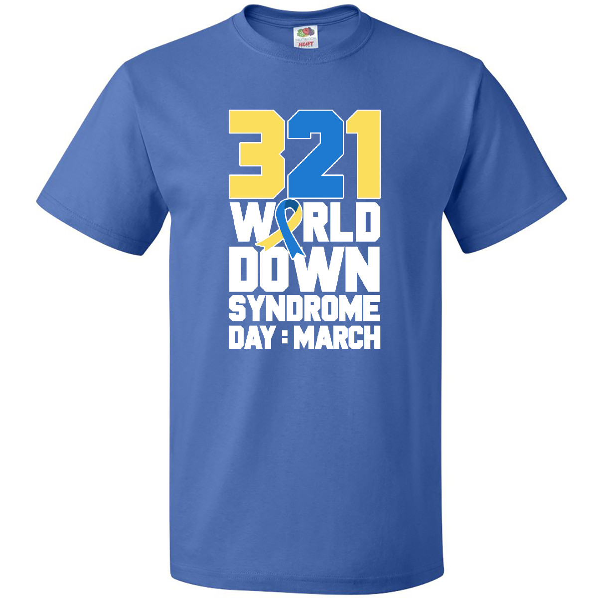 Inktastic 321 Is World Down Syndrome Day T-Shirt Awareness March Support Love - Bild 3 von 5