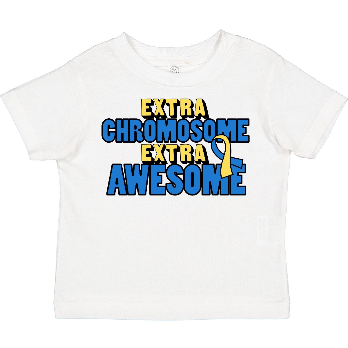 Inktastic Extra Chromosome Extra Awesome Toddler T-Shirt Awareness Down Syndrome - Bild 5 von 5