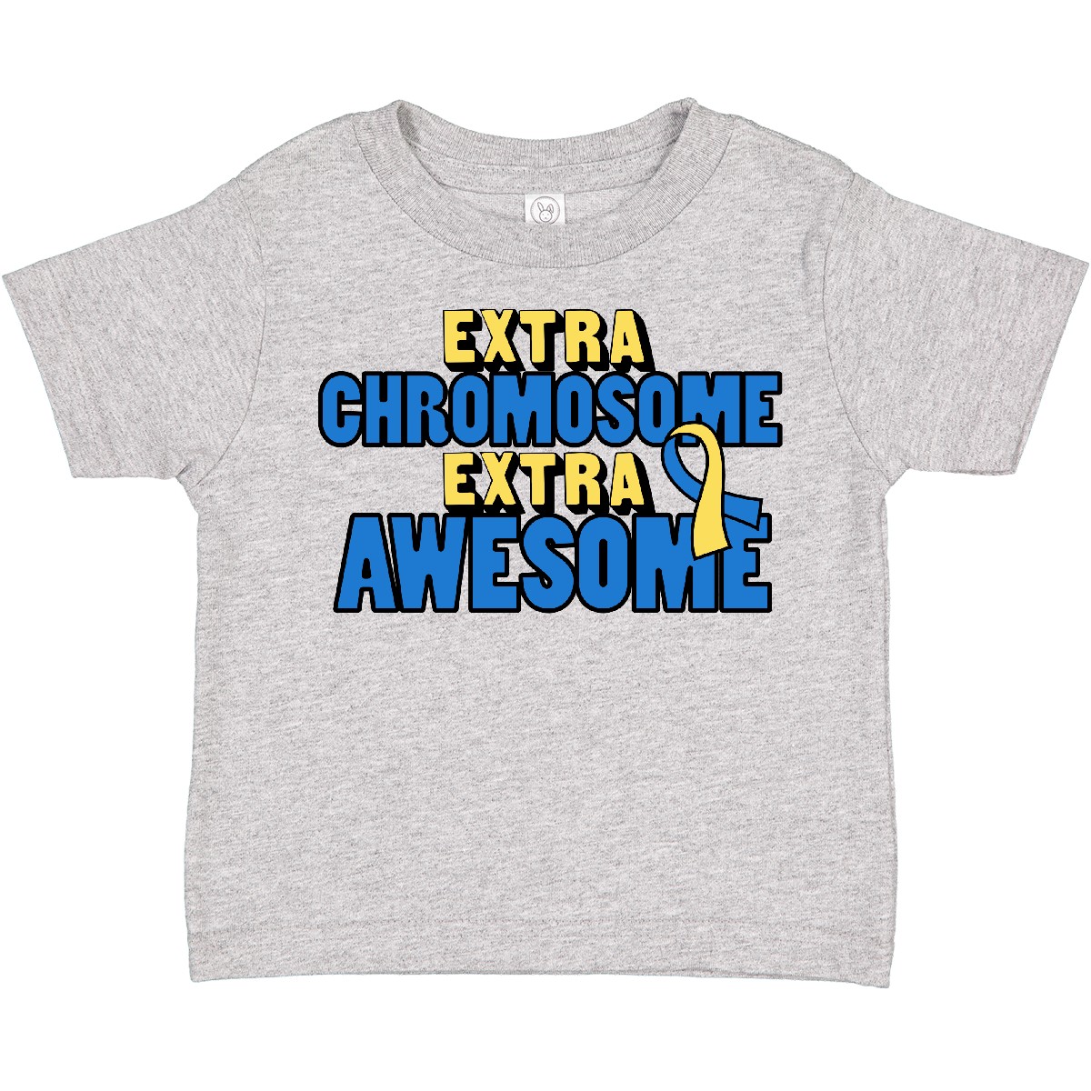 Inktastic Extra Chromosome Extra Awesome Toddler T-Shirt Awareness Down Syndrome - Bild 2 von 5