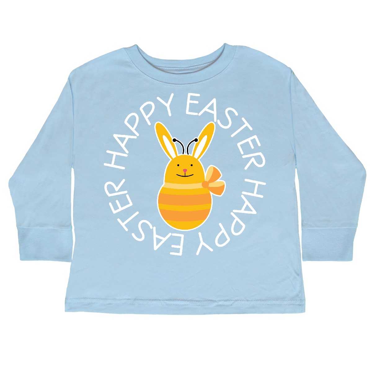 inktastic My Granny Loves Me with Bunny and Easter Toddler Long Sleeve T-Shirt