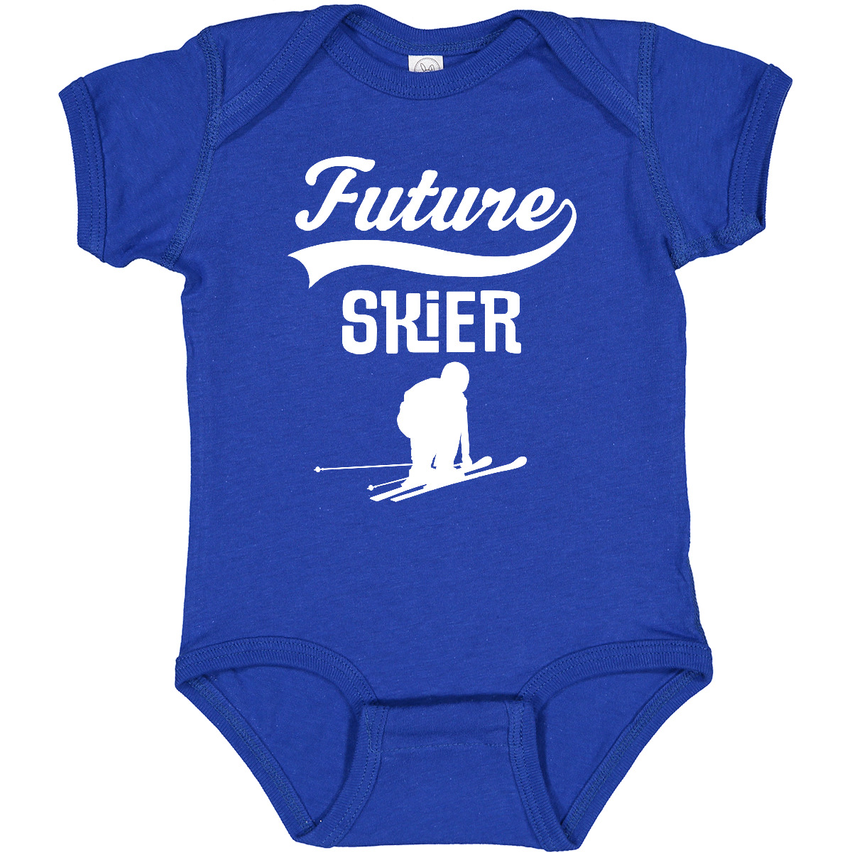 Inktastic Future Skier Childs Skiing Baby Bodysuit Ski Boys Girls Idea Athletic - Picture 14 of 18