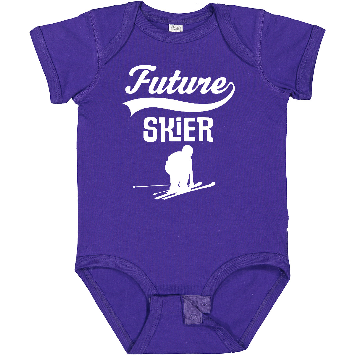 Inktastic Future Skier Childs Skiing Baby Bodysuit Ski Boys Girls Idea Athletic - Picture 11 of 18