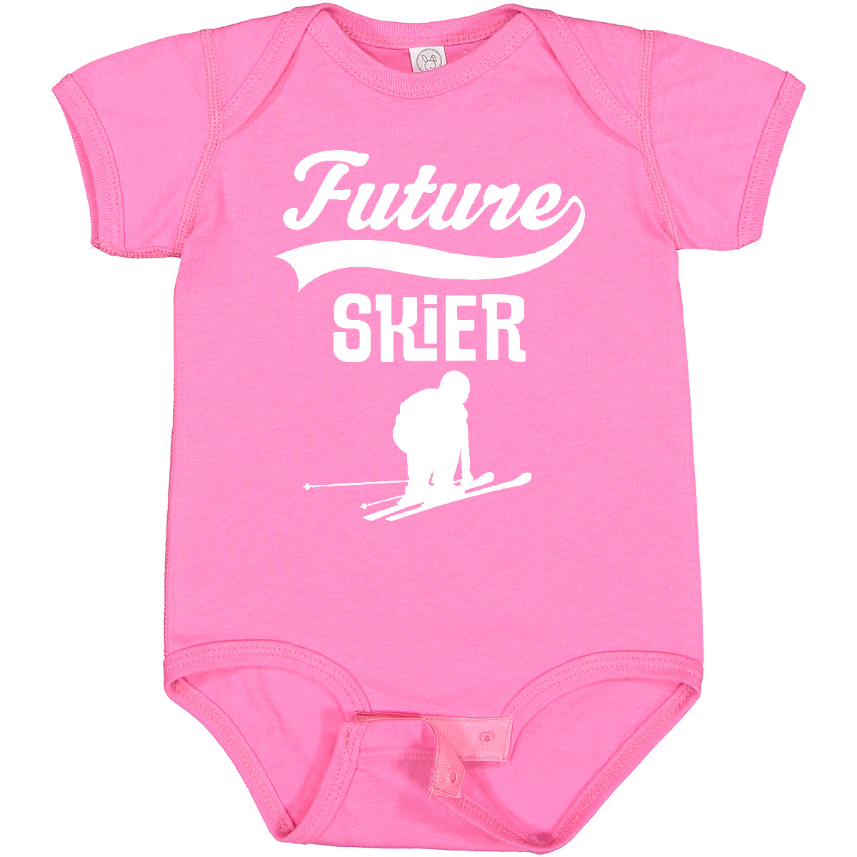 Inktastic Future Skier Childs Skiing Baby Bodysuit Ski Boys Girls Idea Athletic - Picture 12 of 18