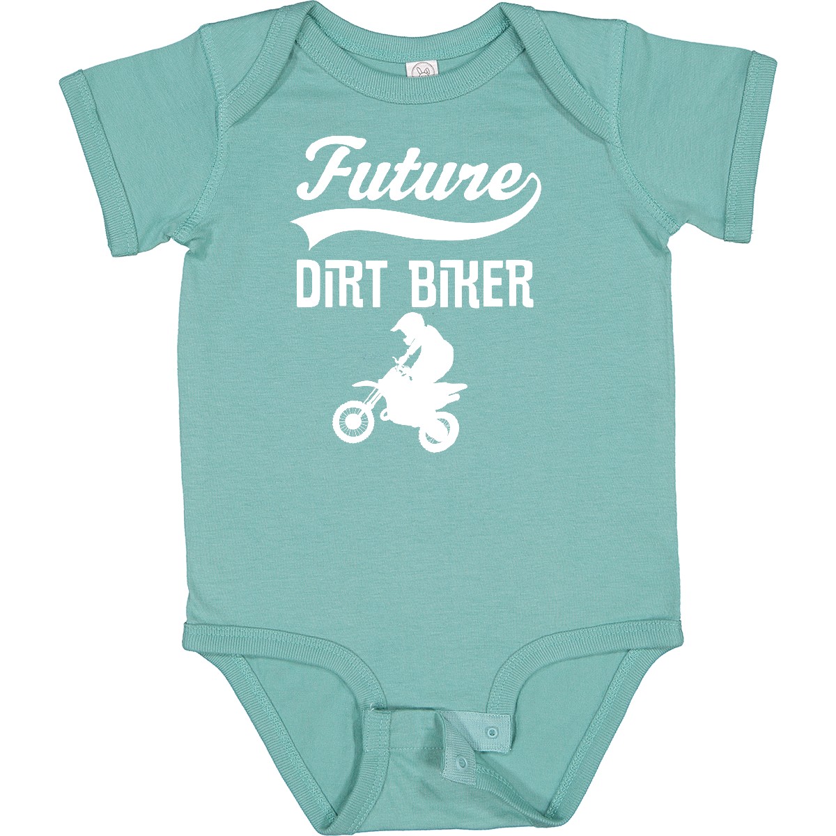 Inktastic Future Dirt Biker Off Road Sports Baby Bodysuit Biking Motorcycle Boys - Picture 8 of 11