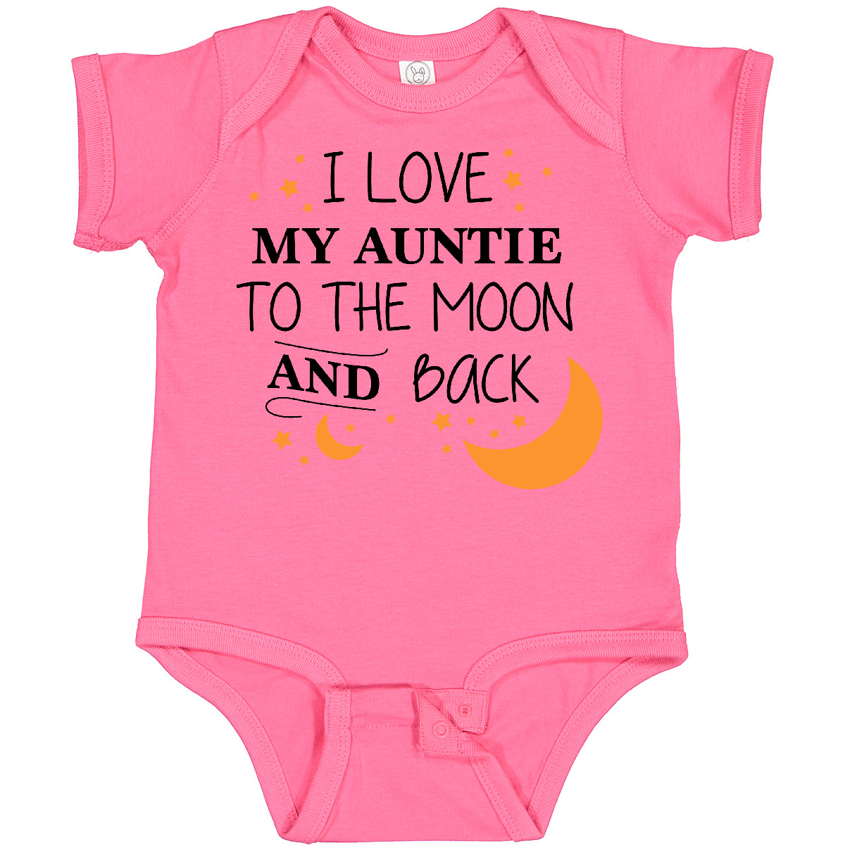 Inktastic I Love My Auntie To The Moon And Back Baby Bodysuit Family You Aunt - Picture 6 of 9