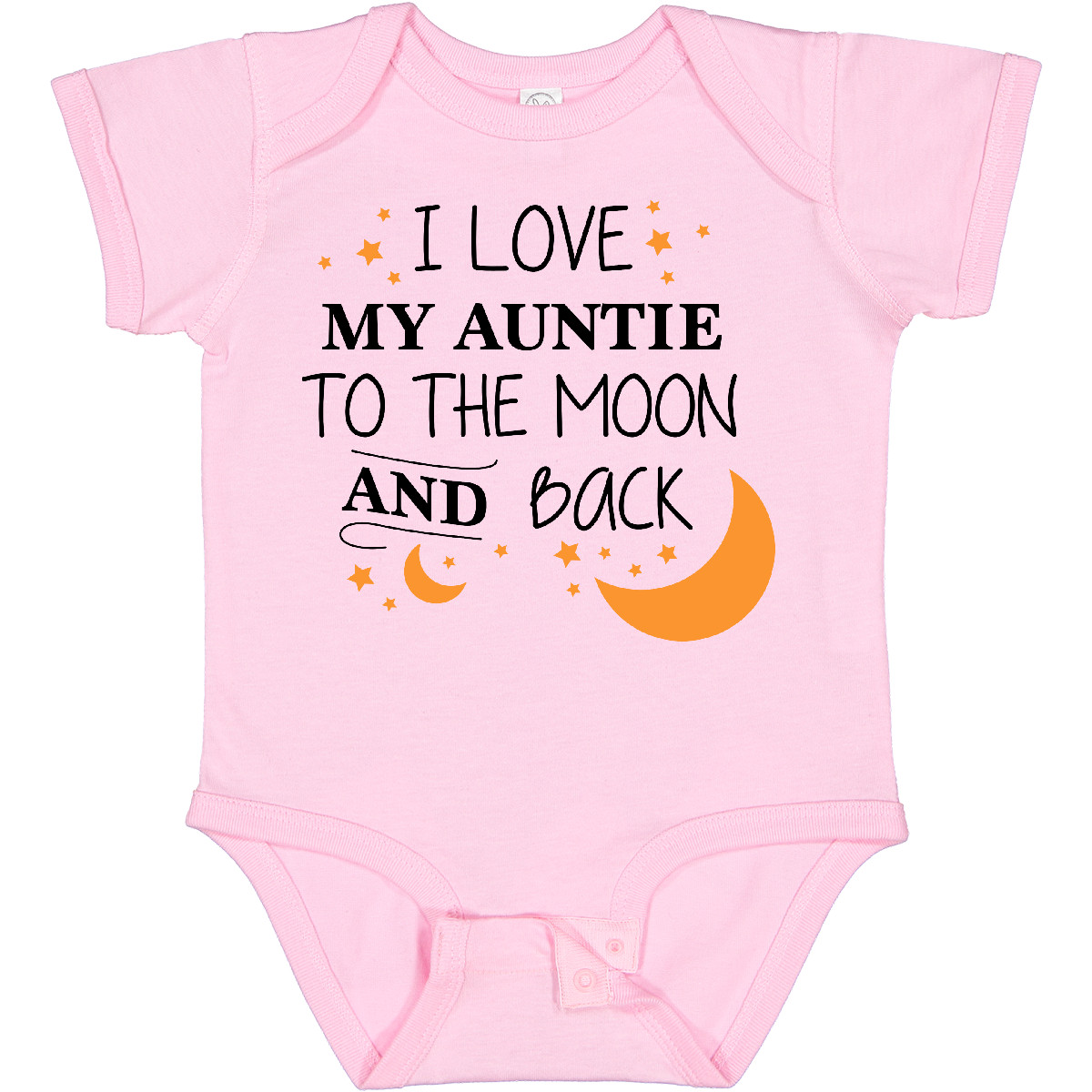 Inktastic I Love My Auntie To The Moon And Back Baby Bodysuit Family You Aunt - Picture 8 of 9