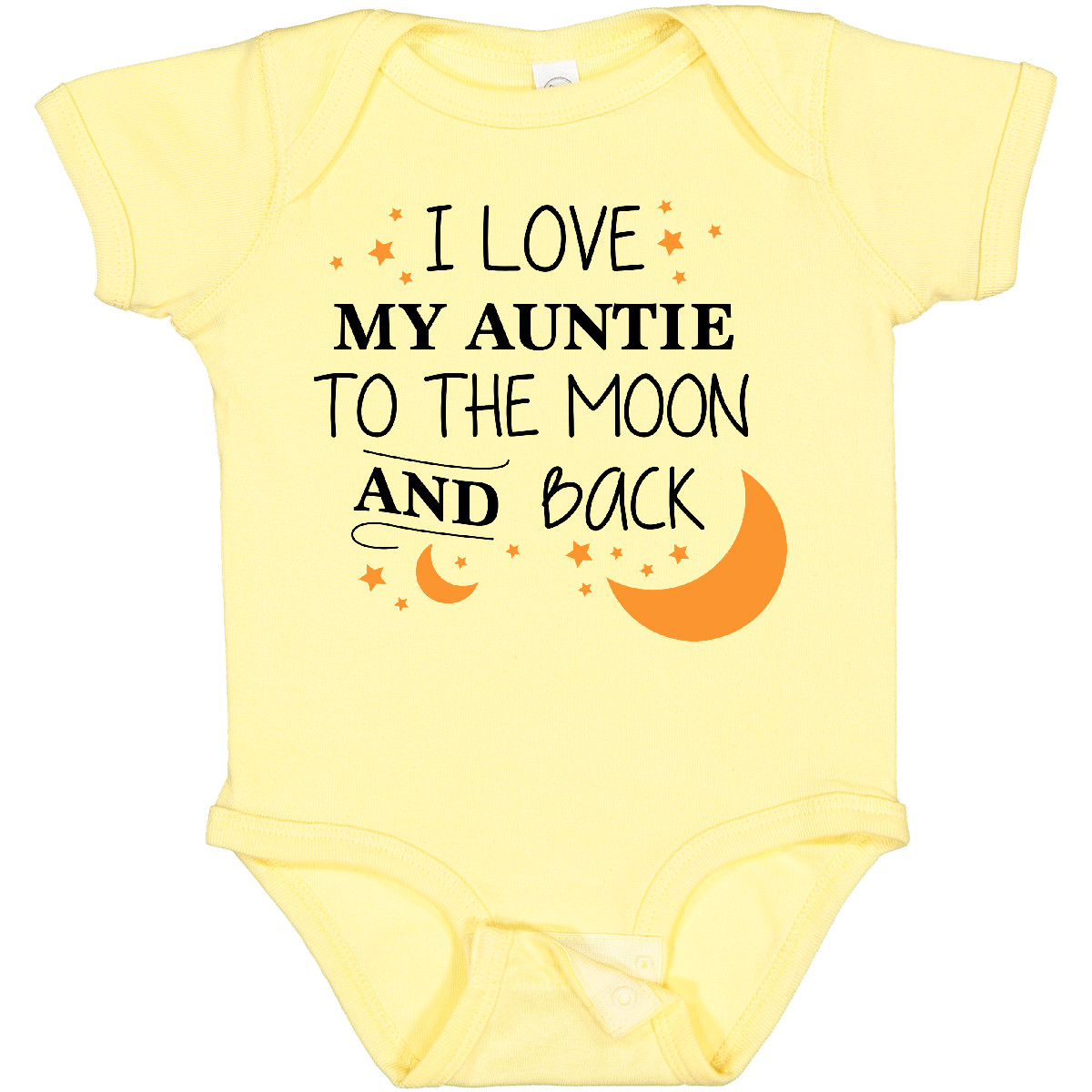 Inktastic I Love My Auntie To The Moon And Back Baby Bodysuit Family You Aunt - Picture 2 of 9