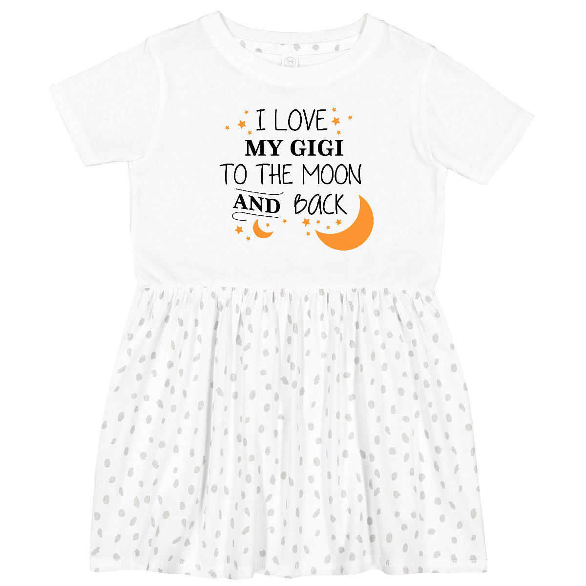 Inktastic I Love My Gigi To The Moon And Back Toddler Dress You Grandma Granny - Picture 4 of 4