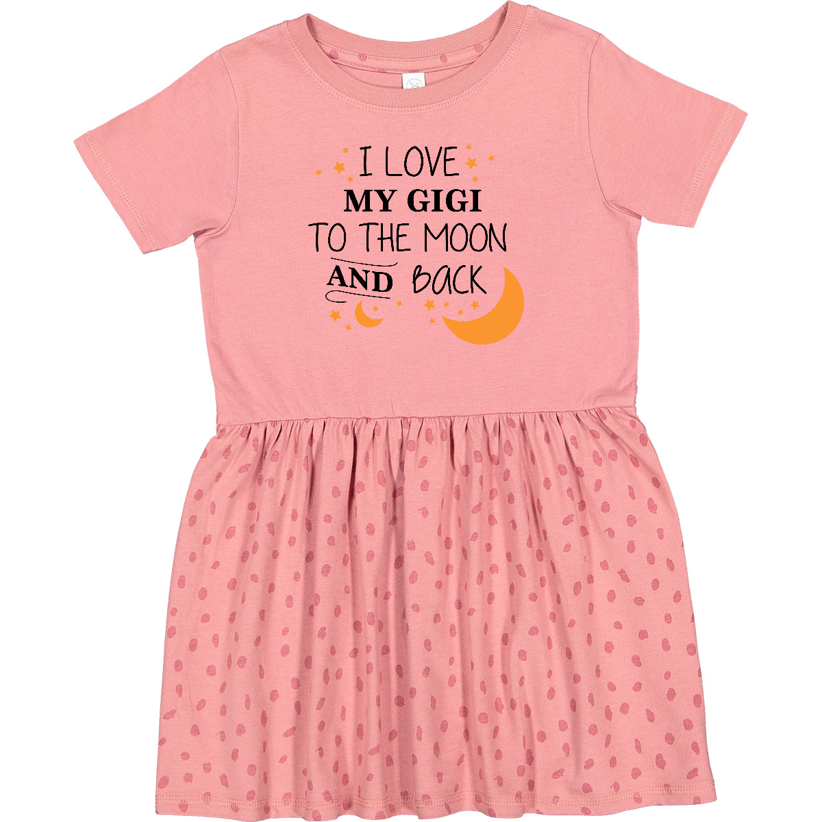 Inktastic I Love My Gigi To The Moon And Back Toddler Dress You Grandma Granny - Picture 2 of 4
