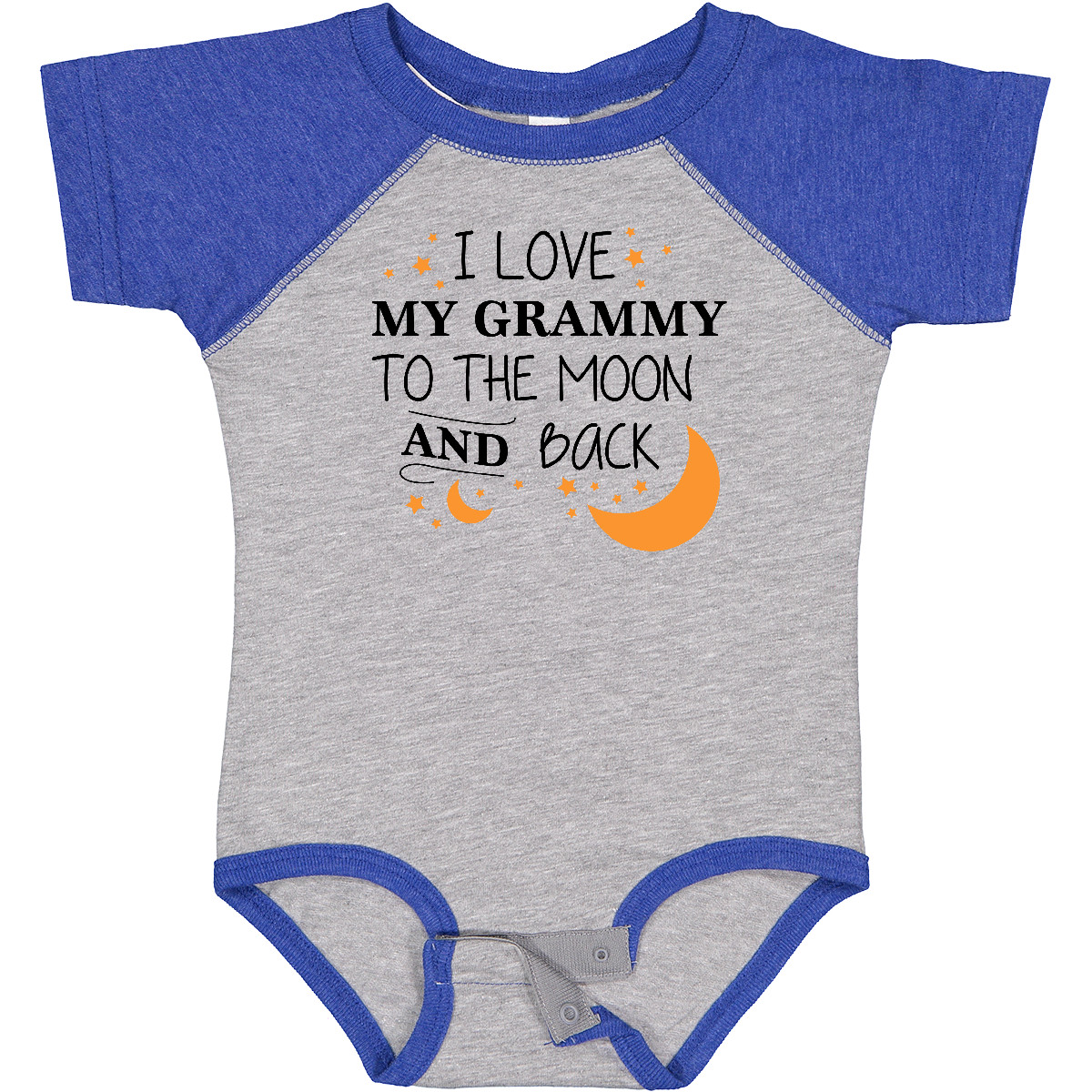 Inktastic I Love My Grammy To The Moon And Back Baby Body Family You Grandma - Bild 8 von 16