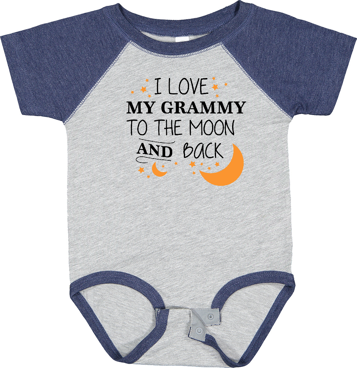 Inktastic I Love My Grammy To The Moon And Back Baby Body Family You Grandma - Bild 7 von 16