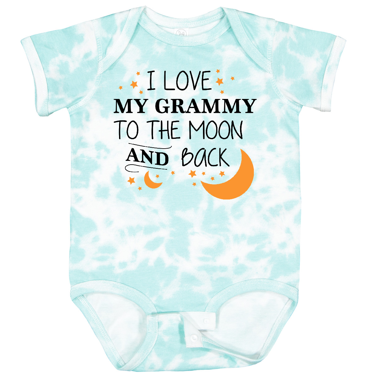 Inktastic I Love My Grammy To The Moon And Back Baby Body Family You Grandma - Bild 17 von 21