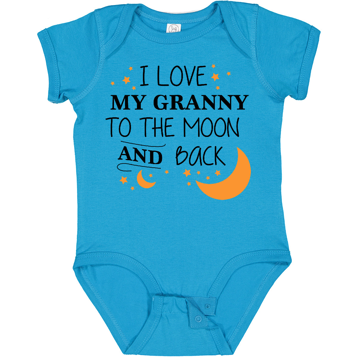 Inktastic I Love My Granny To The Moon And Back Baby Bodysuit Family You Grandma - Picture 15 of 16