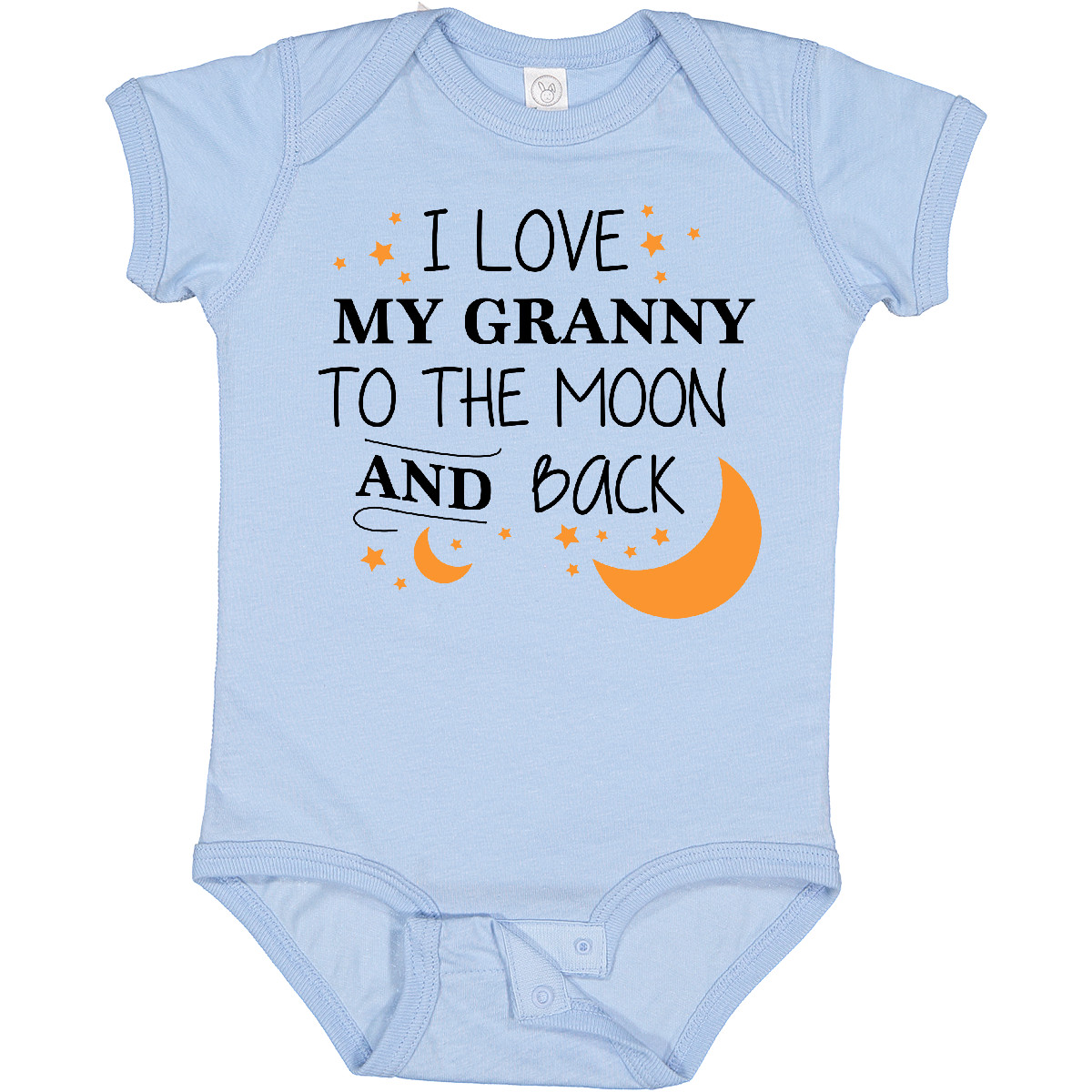 Inktastic I Love My Granny To The Moon And Back Baby Bodysuit Family You Grandma - Picture 3 of 16