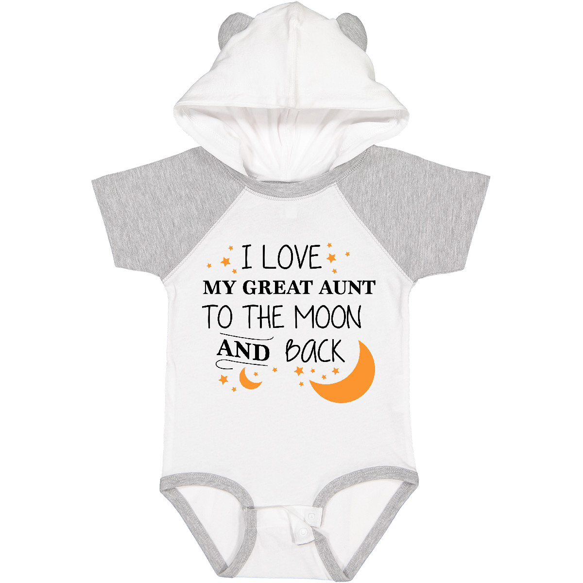 Inktastic I Love My Great Aunt To The Moon And Back Baby Bodysuit Family You - Afbeelding 23 van 24