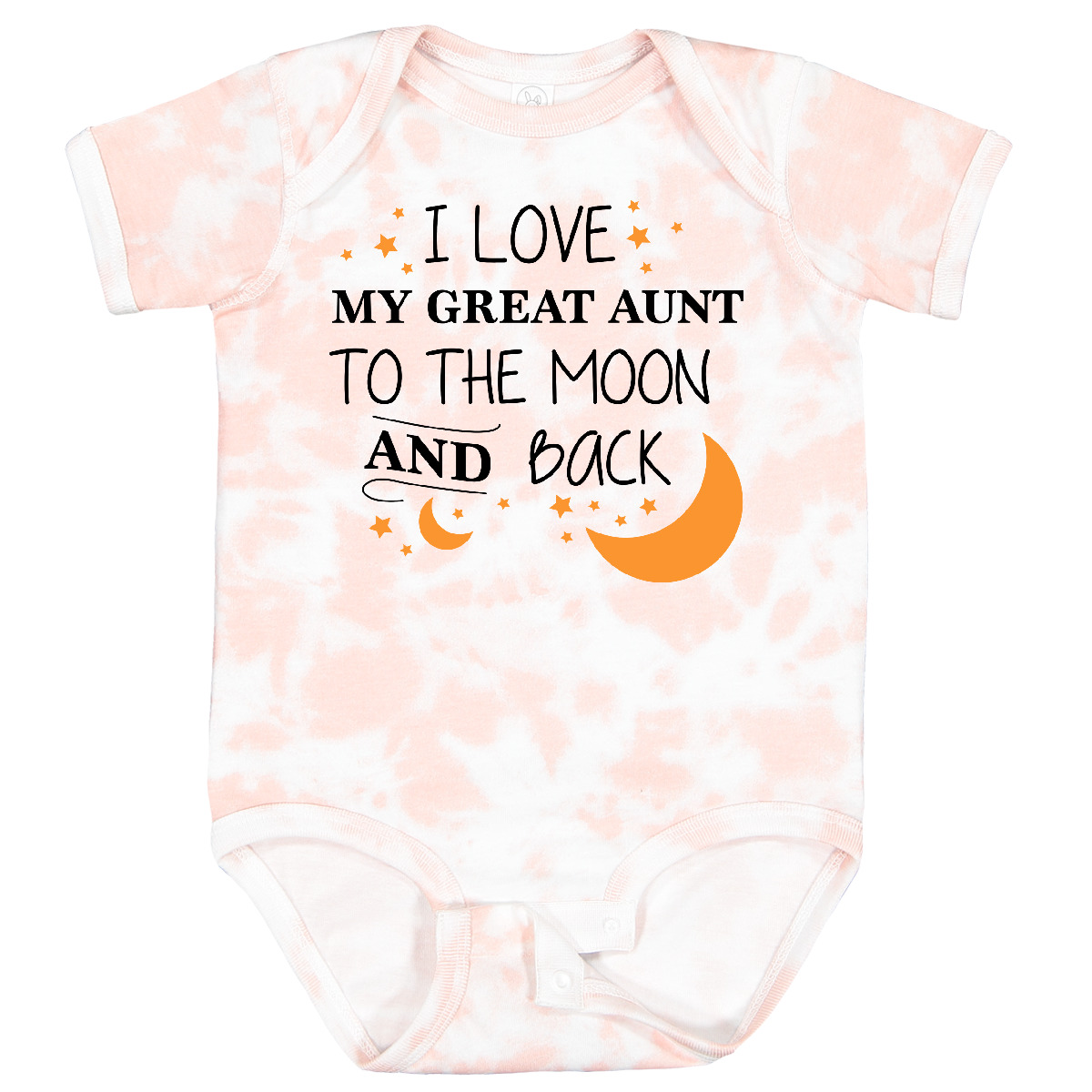 Inktastic I Love My Great Aunt To The Moon And Back Baby Bodysuit Family You - Afbeelding 20 van 24