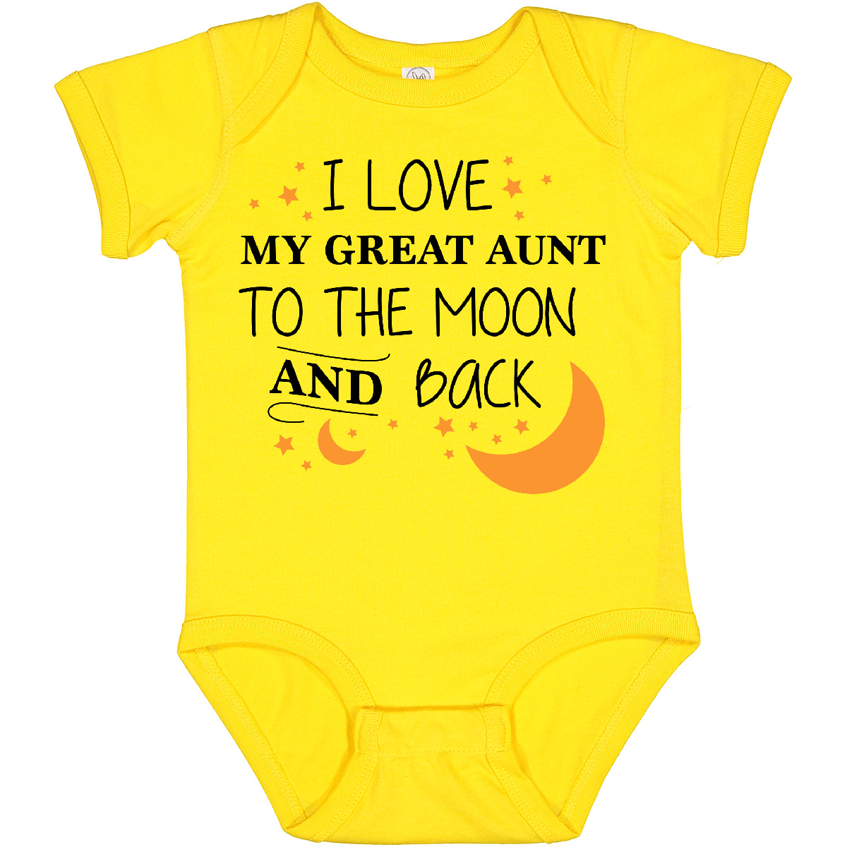 Inktastic I Love My Great Aunt To The Moon And Back Baby Bodysuit Family You - Afbeelding 24 van 24