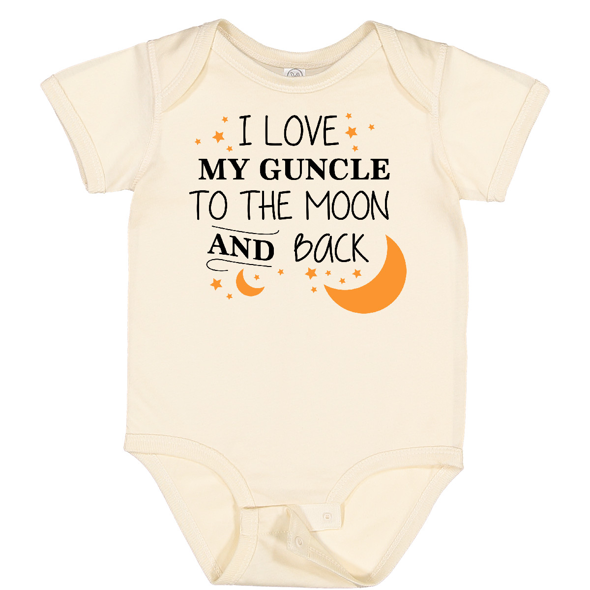 Inktastic I Love My Guncle To The Moon And Back Baby Bodysuit Family You Uncle - Picture 5 of 11