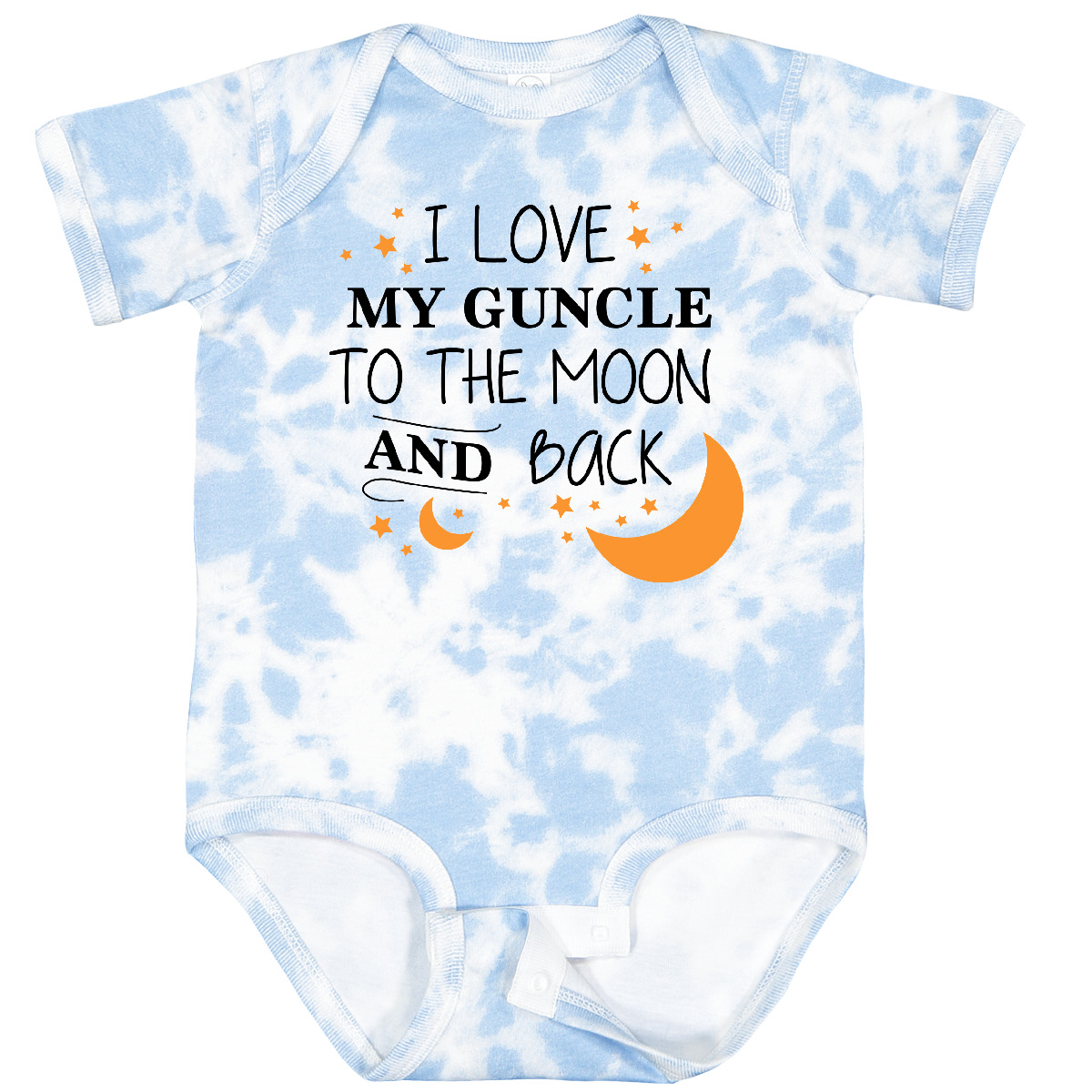 Inktastic I Love My Guncle To The Moon And Back Baby Bodysuit Family You Uncle - Picture 7 of 11