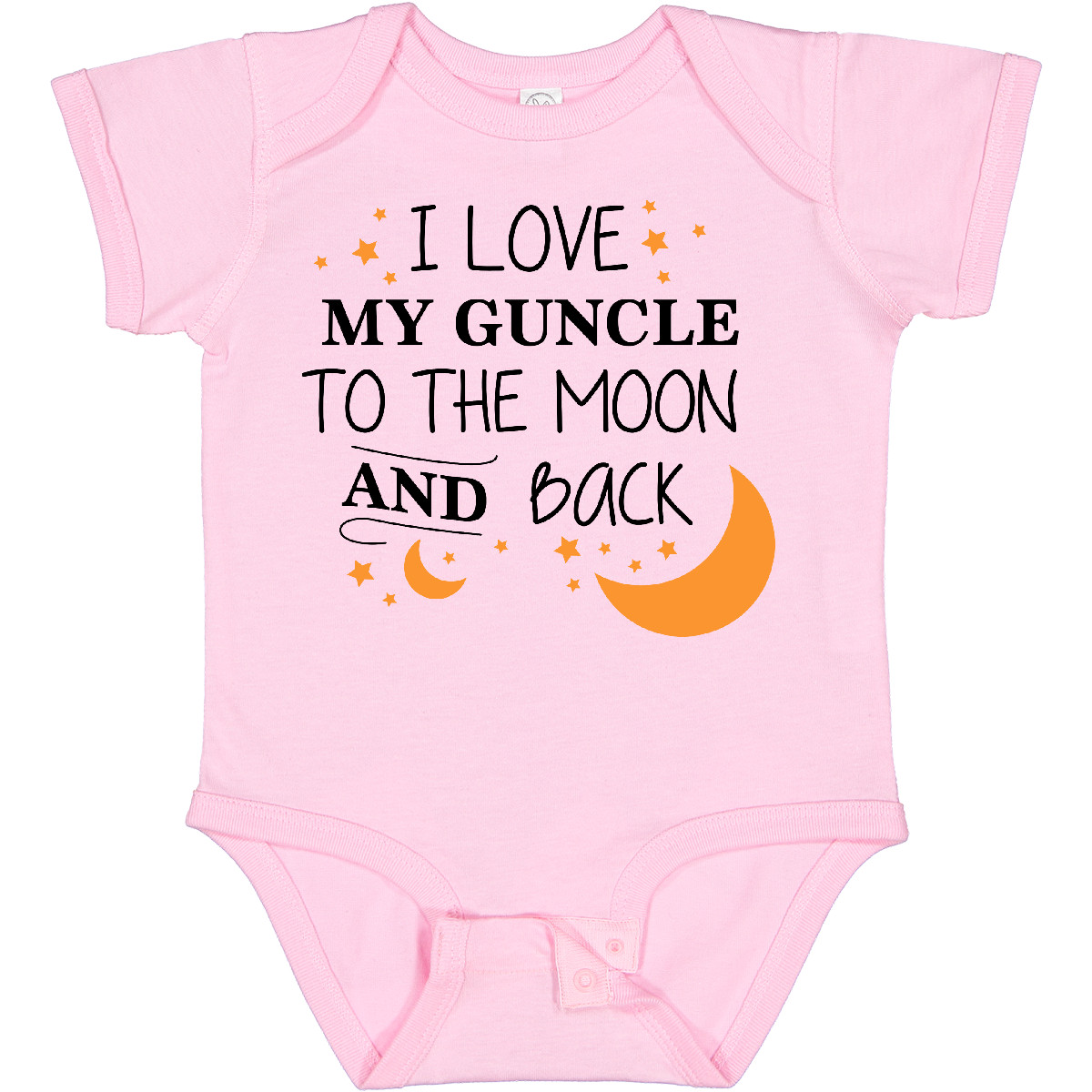 Inktastic I Love My Guncle To The Moon And Back Baby Bodysuit Family You Uncle - Picture 6 of 11