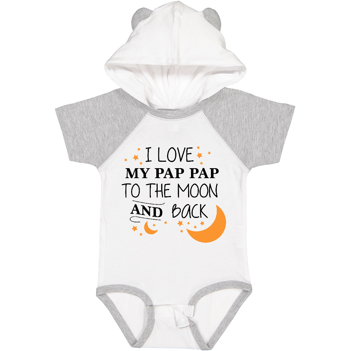 Inktastic I Love My Pap Pap To The Moon And Back Baby Bodysuit Family You Stars - Picture 9 of 9