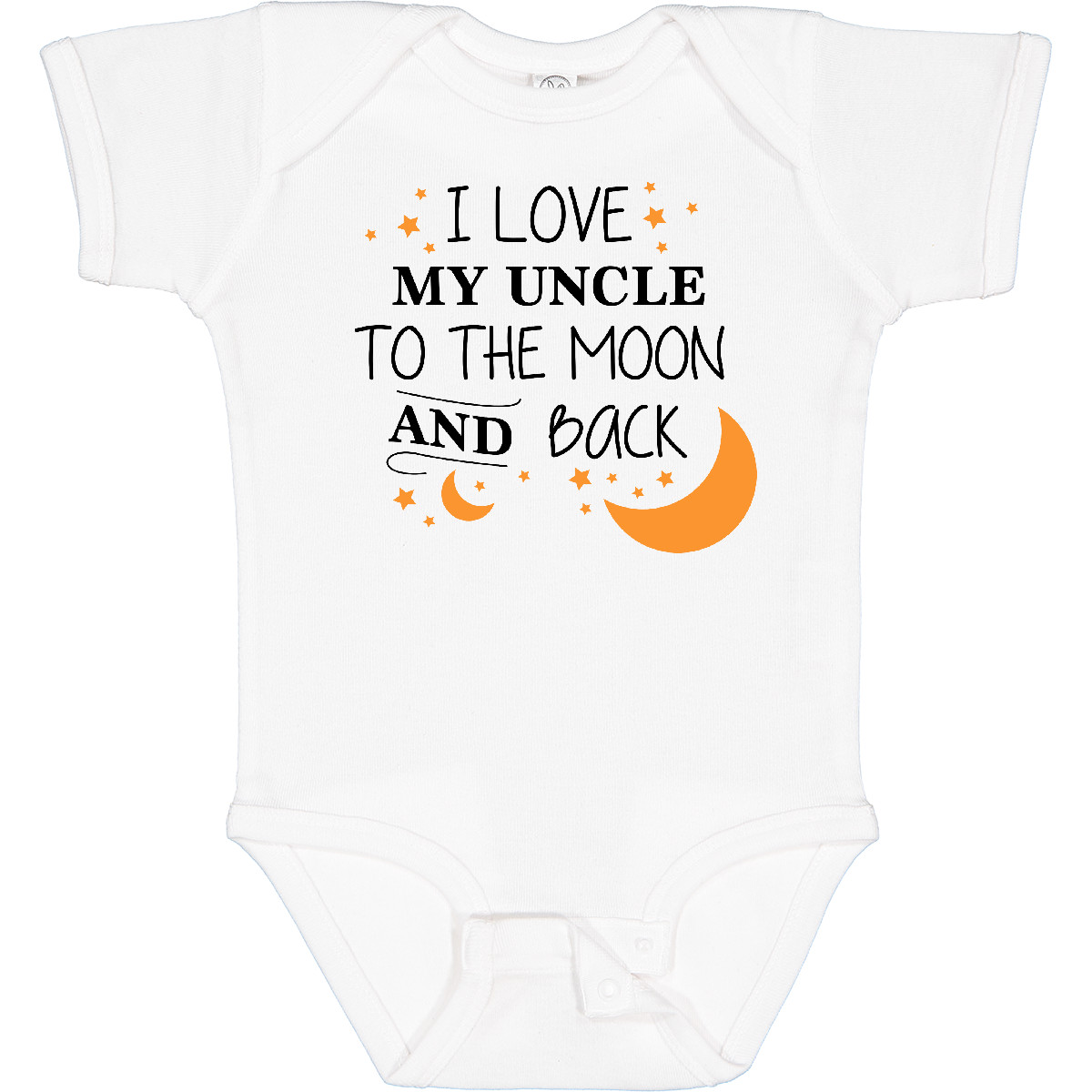Inktastic I Love My Uncle To The Moon And Back Baby Bodysuit Family You Stars - Picture 8 of 9