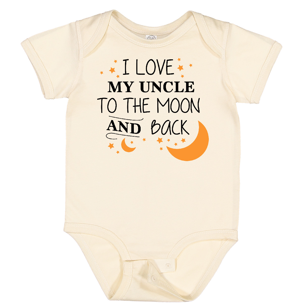 Inktastic I Love My Uncle To The Moon And Back Baby Bodysuit Family You Stars - Picture 5 of 9